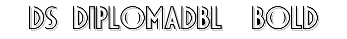 DS DiplomaDBL  Bold font